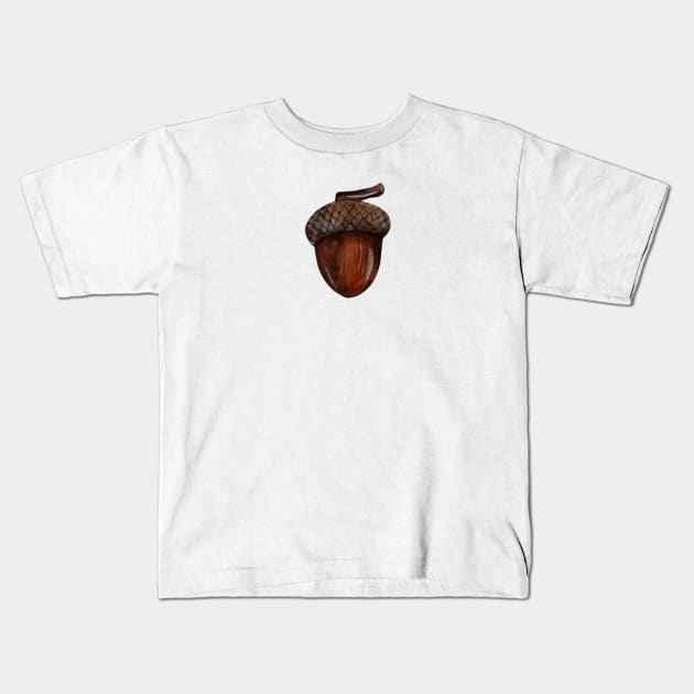 Acorn Kids T-Shirt by DaniasArt 